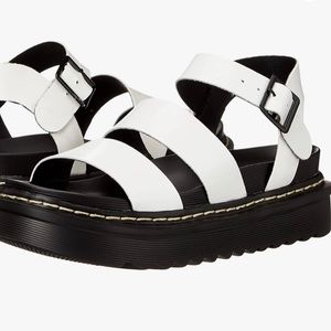 Madden Girl | chunky sole white on black sandal